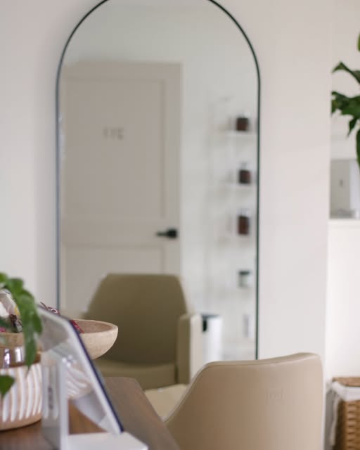 The styling stations inside BR Collective