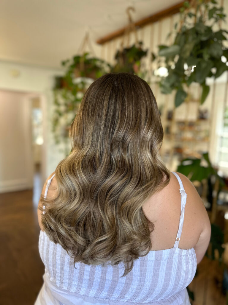 Ash bronde balayage